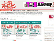 Tablet Screenshot of littleriddlesanswers.com